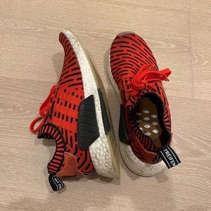 Adidas boost NMD red black men 8